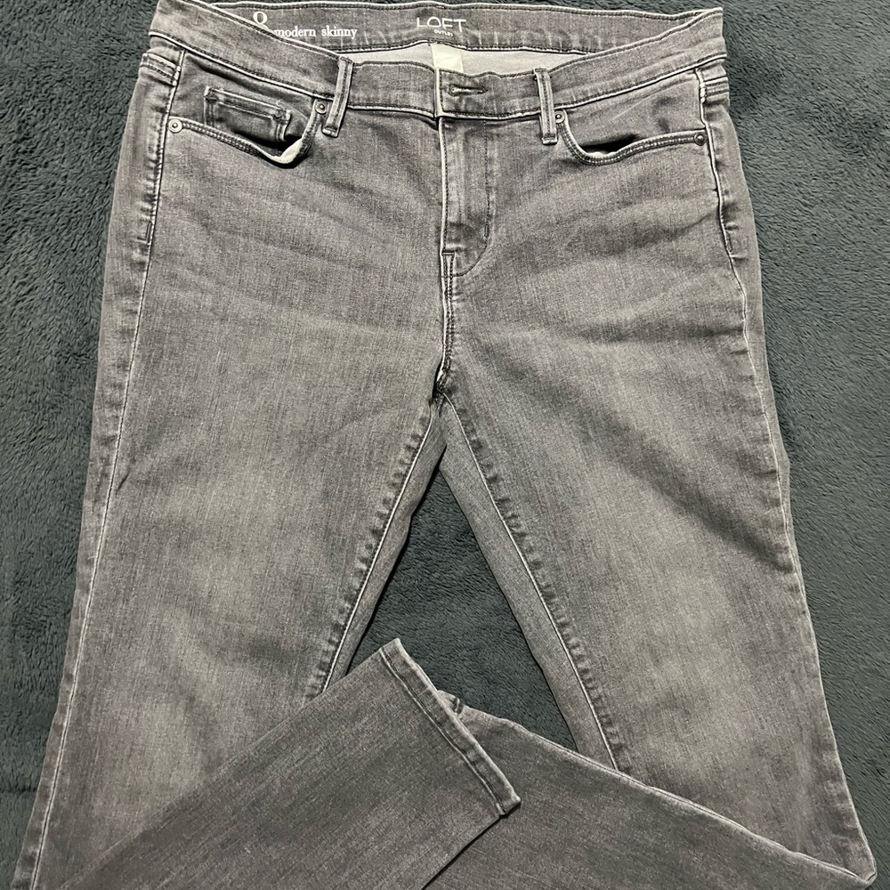 Women’s Loft Gray Jeans
